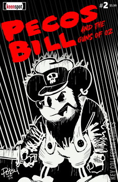 Variant Cover for Pecos Bill and the Guns of Oz #2