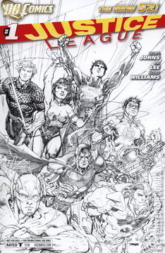 Variant Cover for Justice League #1