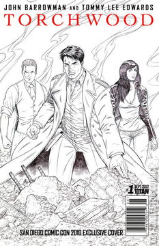 Variant Cover for Torchwood: The Official Comic #1