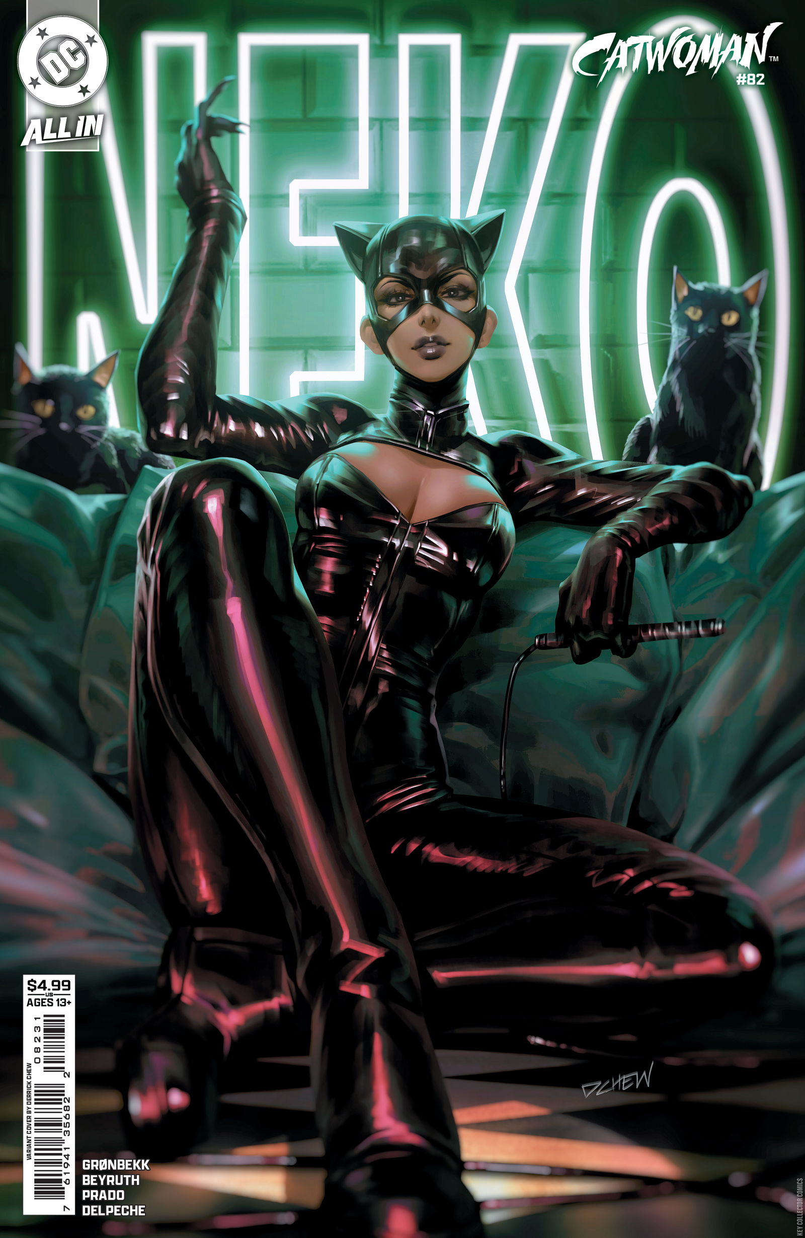 Variant Cover for Catwoman #82