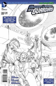 Variant Cover for Green Lantern: New Guardians #22