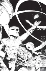 Variant Cover for Mighty Morphin Power Rangers / Teenage Mutant Ninja Turtles #4