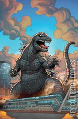 Variant Cover for Godzilla vs America: San Diego #3