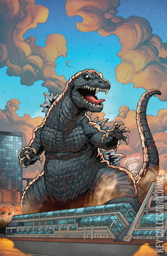 Variant Cover for Godzilla vs America: San Diego #3