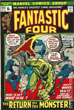 Variant Cover for Fantastic Four #124