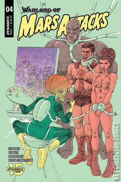 Variant Cover for Warlord of Mars Attacks #4