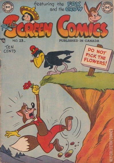 Cover art for Real Screen Comics #23 