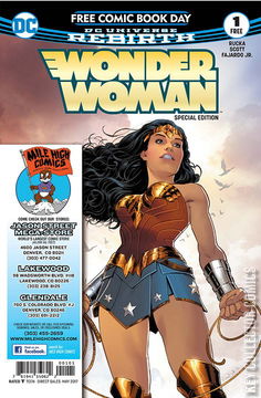 Variant Cover for Free Comic Book Day 2017: Wonder Woman Special Edition #1