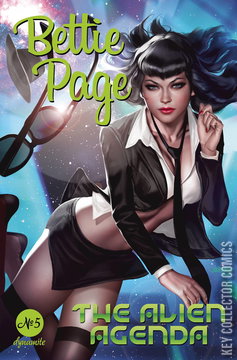Variant Cover for Bettie Page: Alien Agenda #5