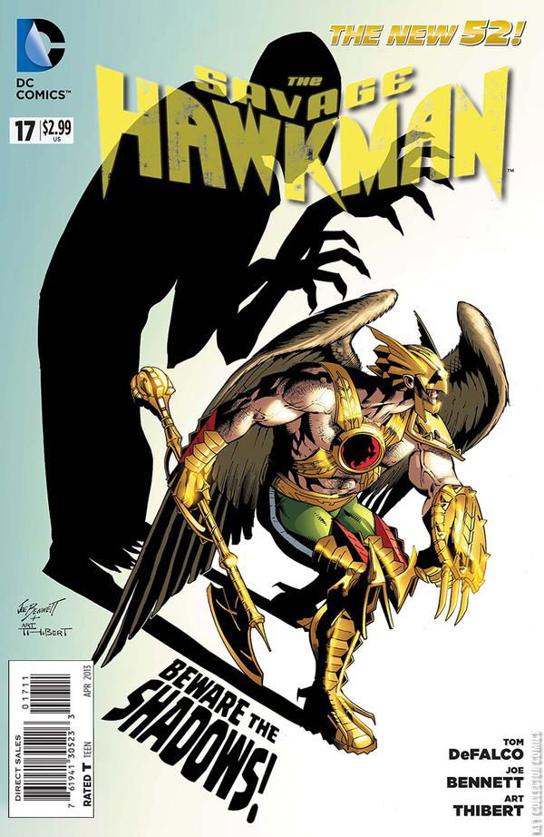 The Savage Hawkman #17 Published February 2013 | Key Co