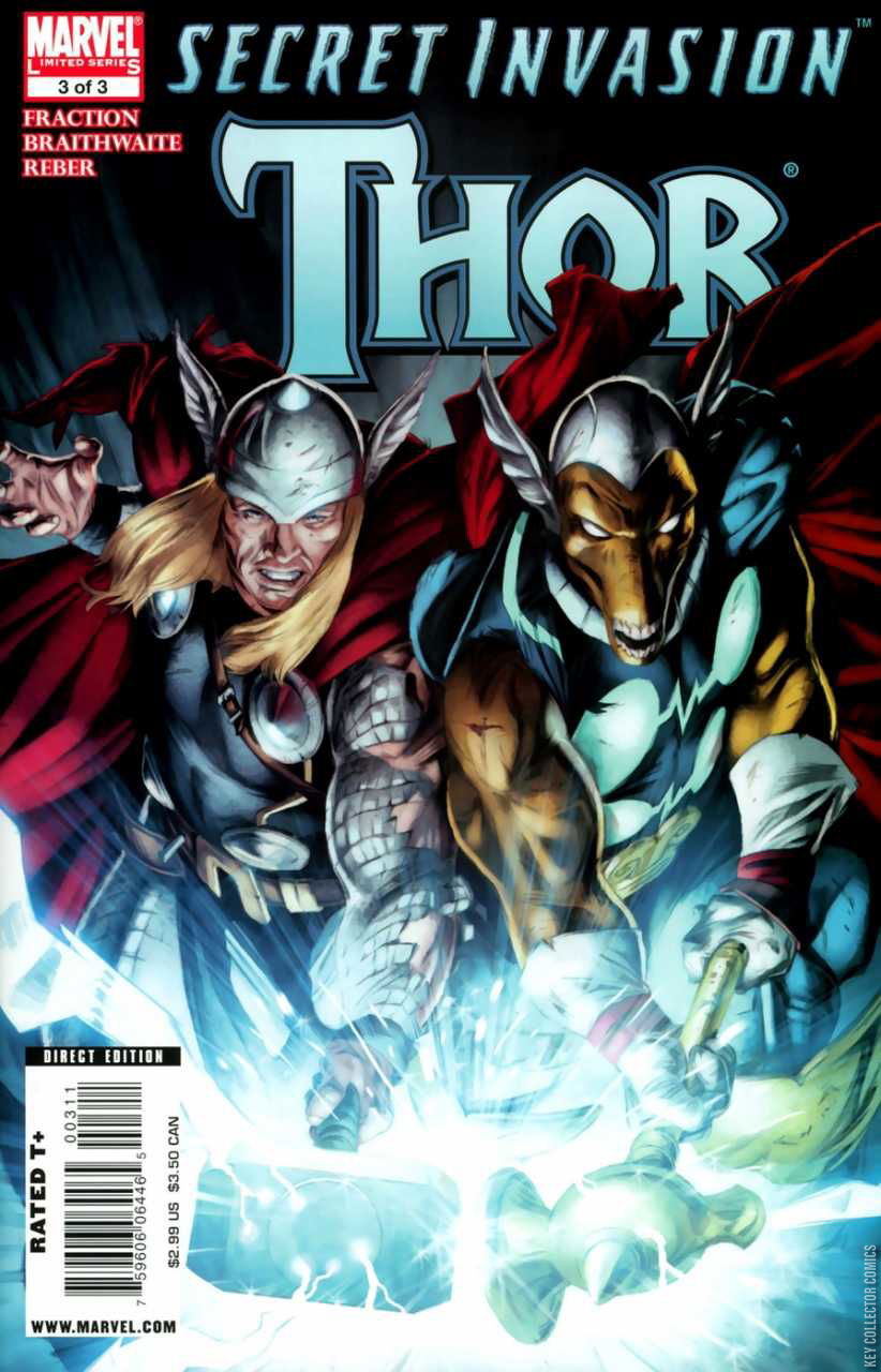 Cover art for Secret Invasion: Thor #3