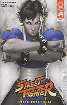 Variant Cover for Street Fighter Unlimited #4