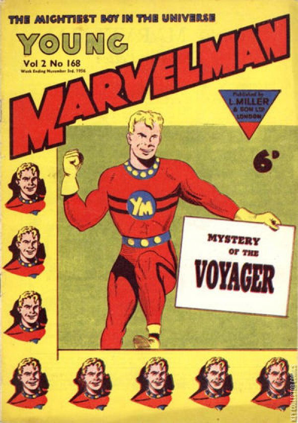 Cover art for Young Marvelman #168 