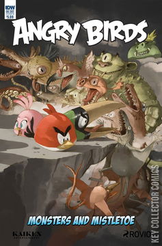Variant Cover for Angry Birds: Monsters and Mistletoe #1