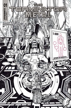 Variant Cover for Terminator: Metal, The #1