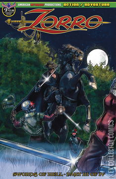 Variant Cover for Zorro: Swords of Hell #3