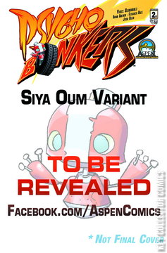 Variant Cover for Psycho Bonkers #2