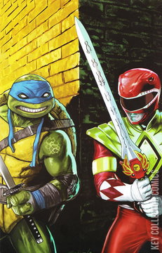 Variant Cover for Mighty Morphin Power Rangers / Teenage Mutant Ninja Turtles #4
