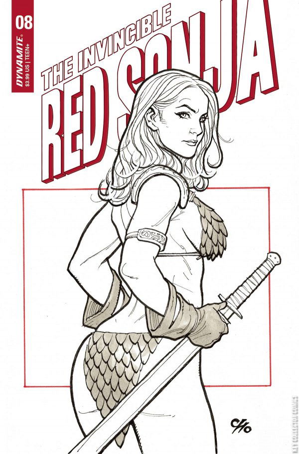Variant Cover for Invincible Red Sonja #8