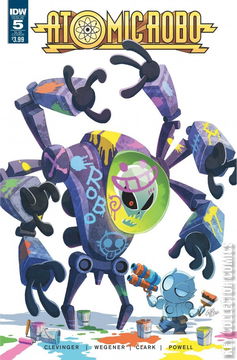 Variant Cover for Atomic Robo: The Ring of Fire #5