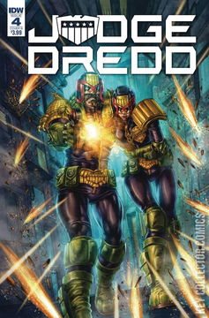 Variant Cover for Judge Dredd: Under Siege #4