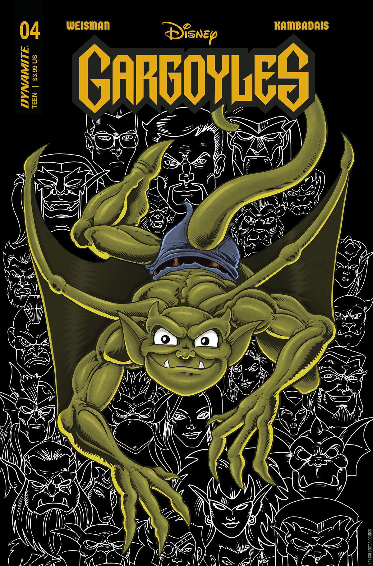 Cover art for Gargoyles #4 