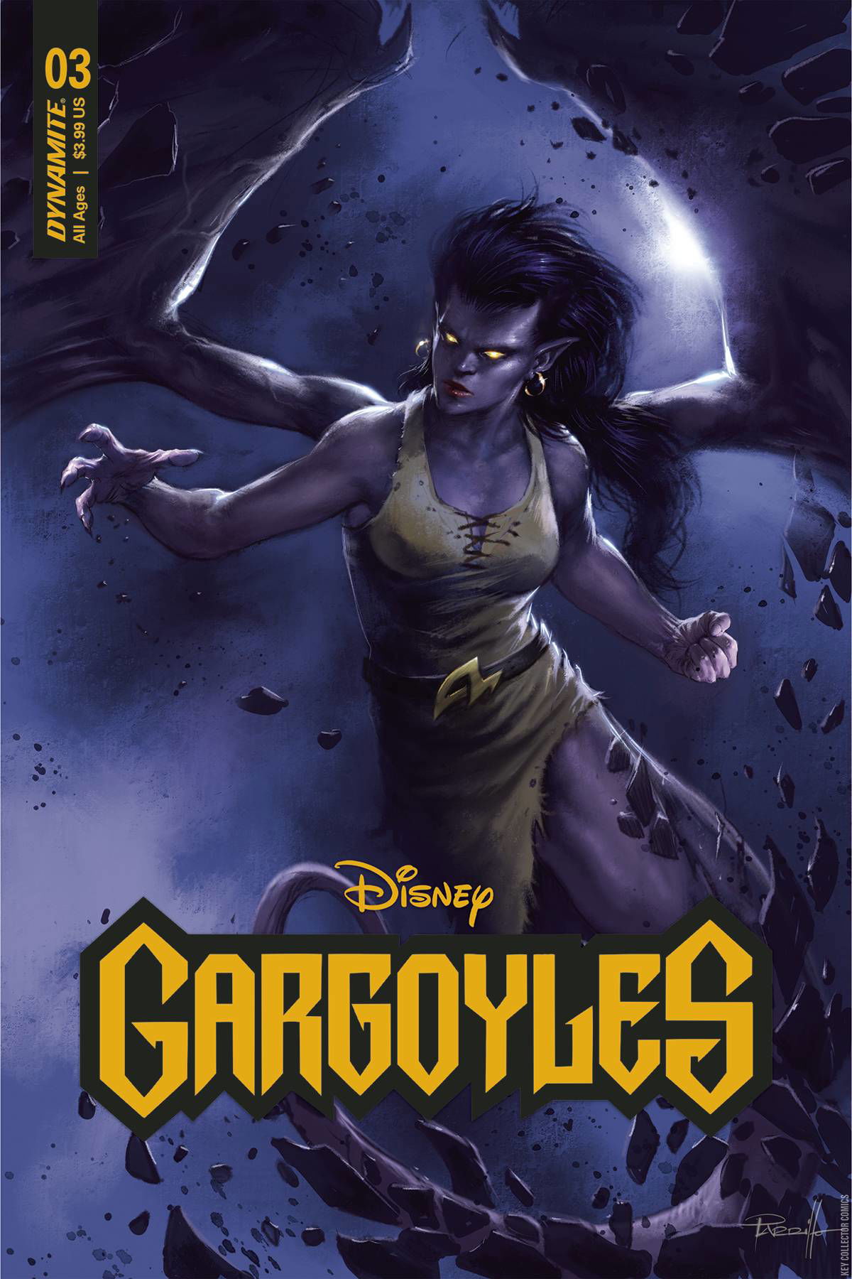 Variant Cover for Gargoyles #3