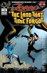 Cover for Zorro In The Land That Time Forgot #4