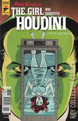 Cover for Minky Woodcock: The Girl Who Handcuffed Houdini #4