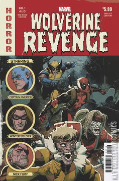 Variant Cover for Wolverine: Revenge - Red Band #1