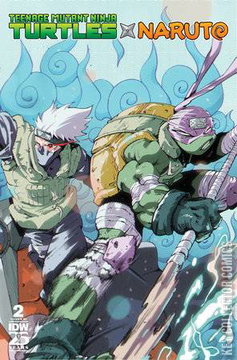 Variant Cover for Teenage Mutant Ninja Turtles / Naruto #2