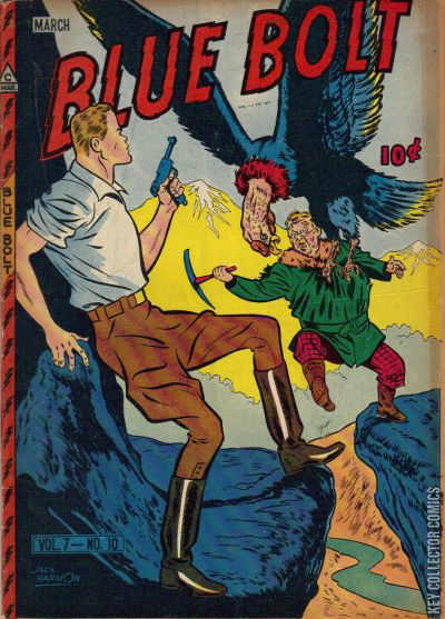 Cover art for Blue Bolt #10