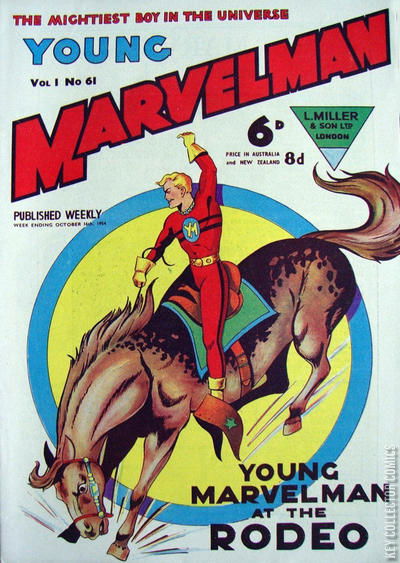 Cover art for Young Marvelman #61 