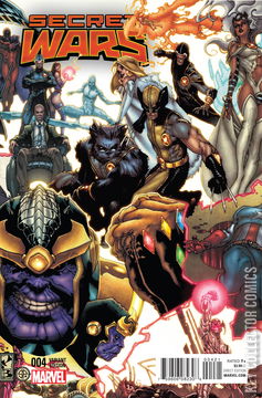 Variant Cover for Secret Wars #4