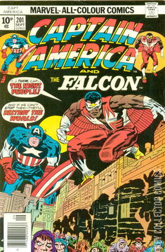 Variant Cover for Captain America #201