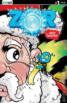 Variant Cover for Zor Saves Christmas #1
