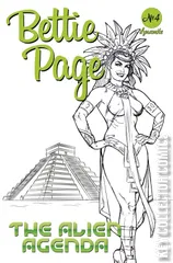 Variant Cover for Bettie Page: Alien Agenda #4
