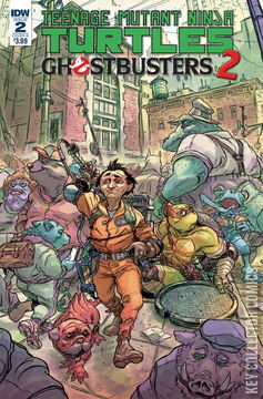 Variant Cover for Teenage Mutant Ninja Turtles / Ghostbusters 2 #2