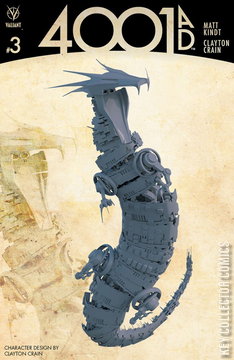 Variant Cover for 4001 A.D. #3