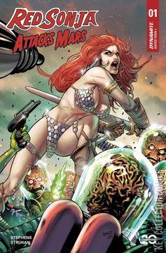 Variant Cover for Red Sonja Attacks Mars #1