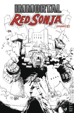 Variant Cover for Immortal Red Sonja #6