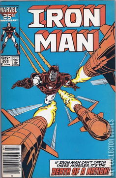 Variant Cover for Iron Man #208