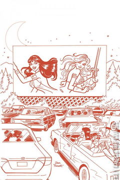 Variant Cover for Red Sonja and Vampirella Meet Betty and Veronica #9