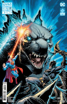 Variant Cover for Justice League vs. Godzilla vs. Kong #4