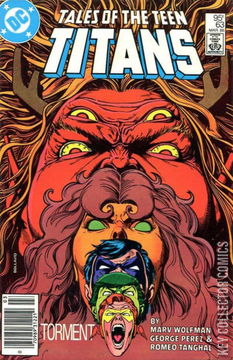 Variant Cover for Tales of the Teen Titans #63