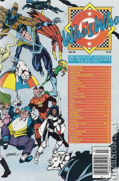 Variant Cover for Who's Who: The Definitive Directory of the DC Universe #17
