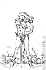 Cover for Invincible Red Sonja #1
