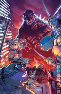Variant Cover for Teenage Mutant Ninja Turtles x Godzilla #2