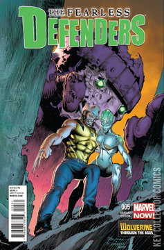 Variant Cover for Fearless Defenders #5