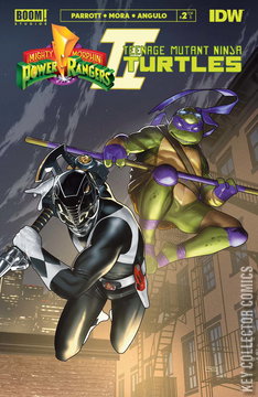 Variant Cover for Mighty Morphin Power Rangers / Teenage Mutant Ninja Turtles #2